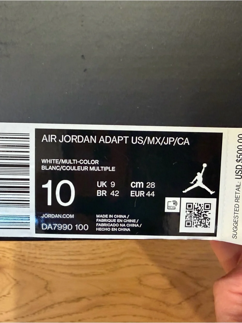 Jordan Air 11 Adapt Sneakers Version 1.0 2010 men's — White with Pink Accent